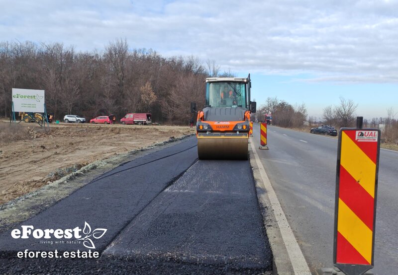 Dambovita, teren intravilan de casa la padure, 17 km de Bucuresti